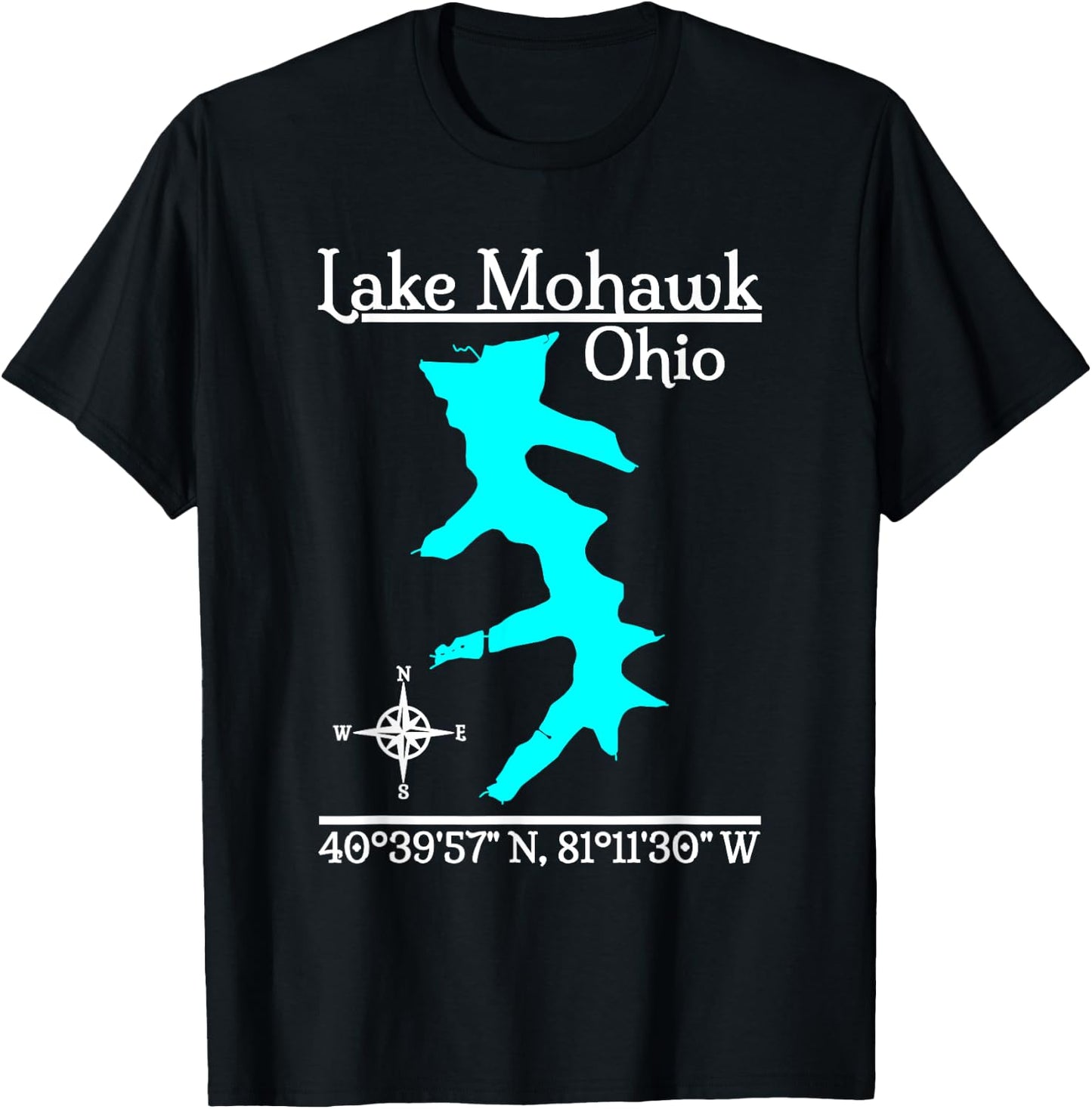 Lake Mohawk - Ohio T-Shirt - T-Shirt | Black