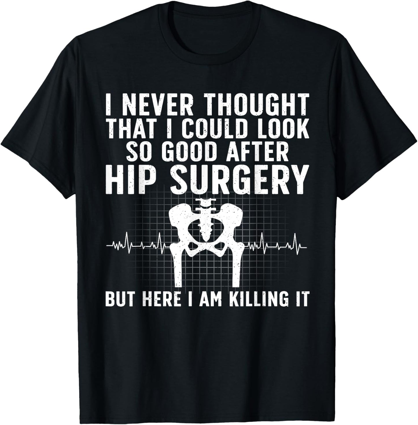 Cool Hip Surgery Recovery Women Post Hip Replacement T-Shirt - T-Shirt | Black