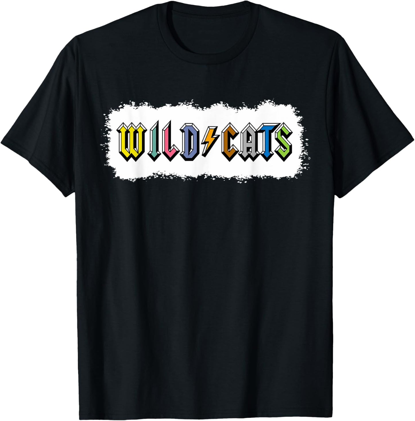 Wildcats School Sports Fan Team Spirit T-Shirt - T-Shirt | Black