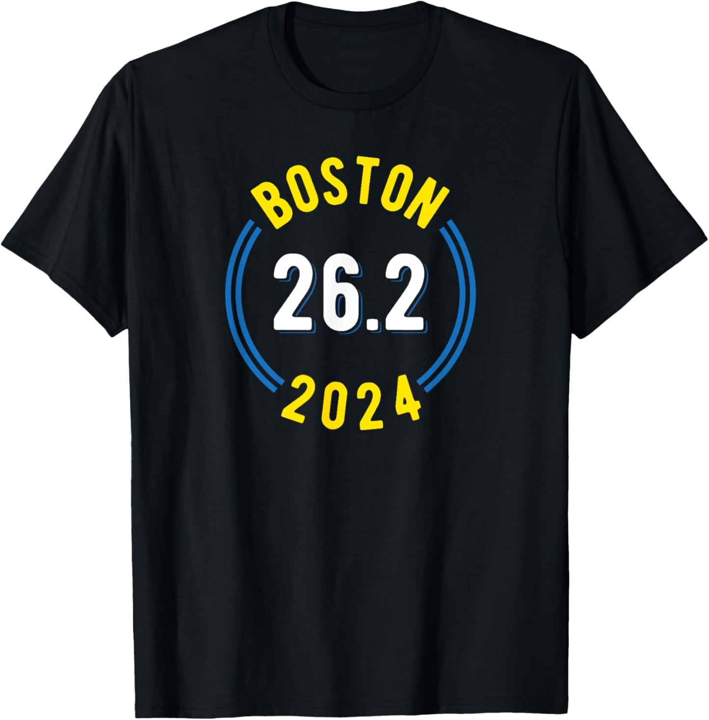 Boston 26.2 2024 Marathon T-Shirt - T-Shirt | Black