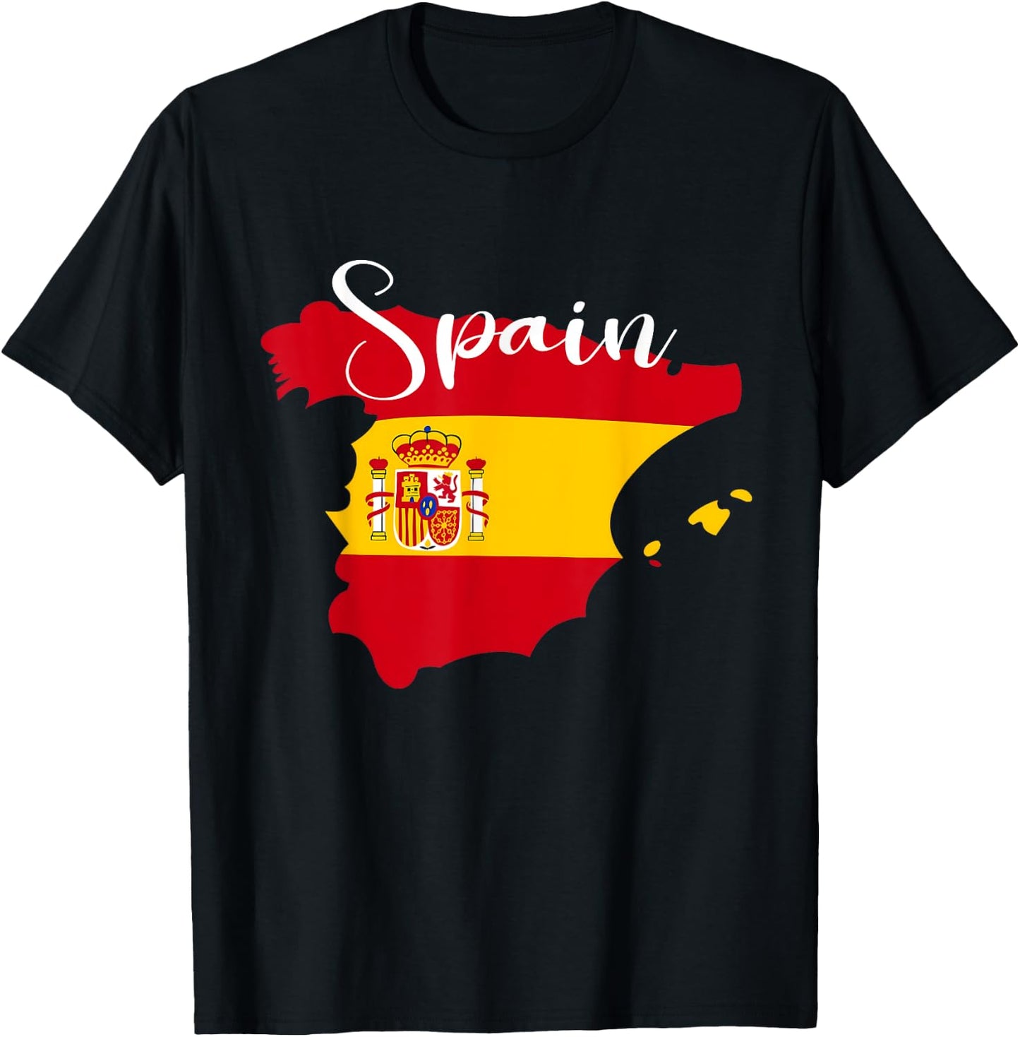 Spain , Spanish clothes, spain shirts Spain T-Shirt - T-Shirt | Black