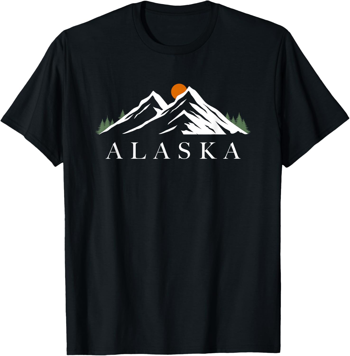 Mountains of Alaska T-Shirt - T-Shirt | Black