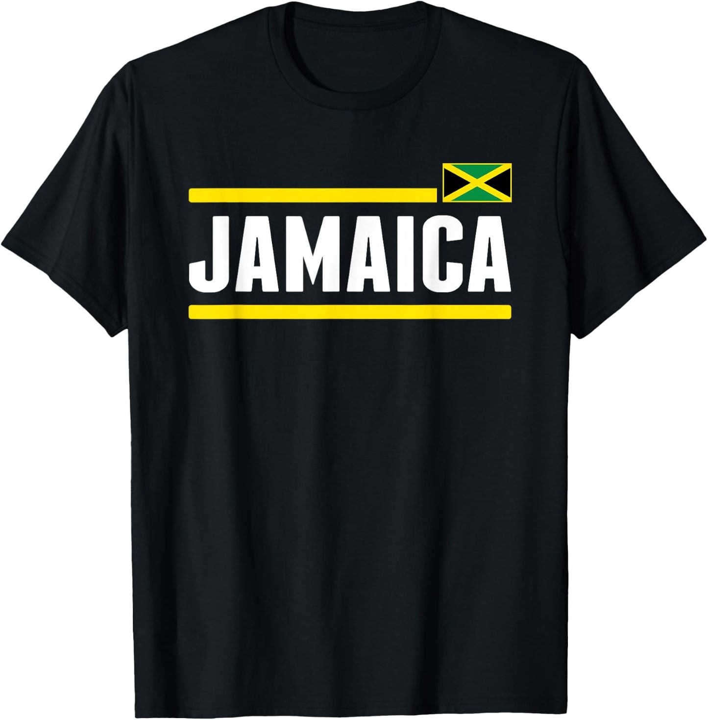Retro Jamaica Flag Vintage Jamaican Men Souvenir T-Shirt - T-Shirt | Black