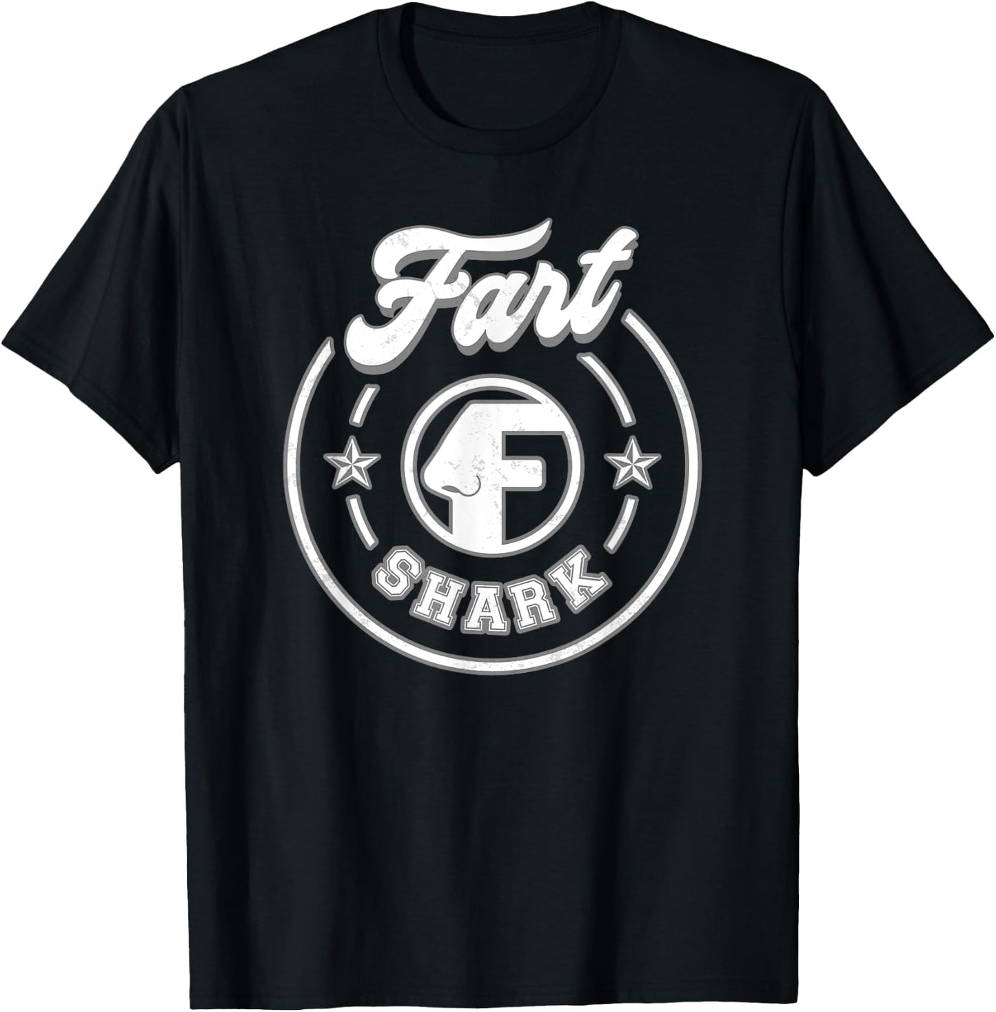 Shark Fart Funny T-Shirt - T-Shirt | Black
