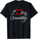 I Love My Granddogs, I Heart My Granddogs T-Shirt - T-Shirt | Black