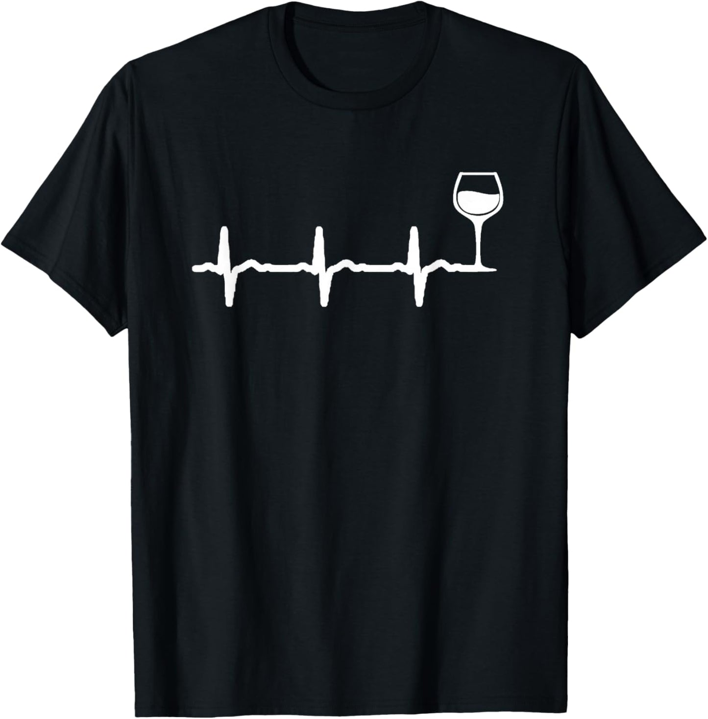 Lifeline Wine Shirt - Funny Wine Shirt T-Shirt - T-Shirt | Black
