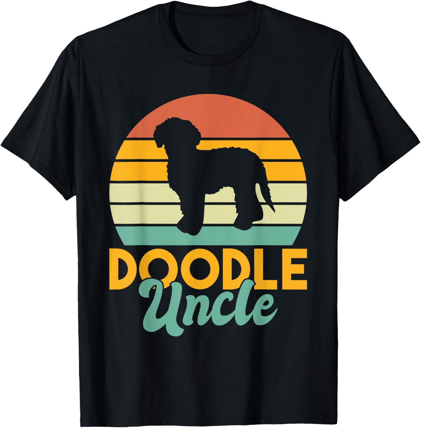 Golden Doodle Uncle T-Shirt - T-Shirt | Black