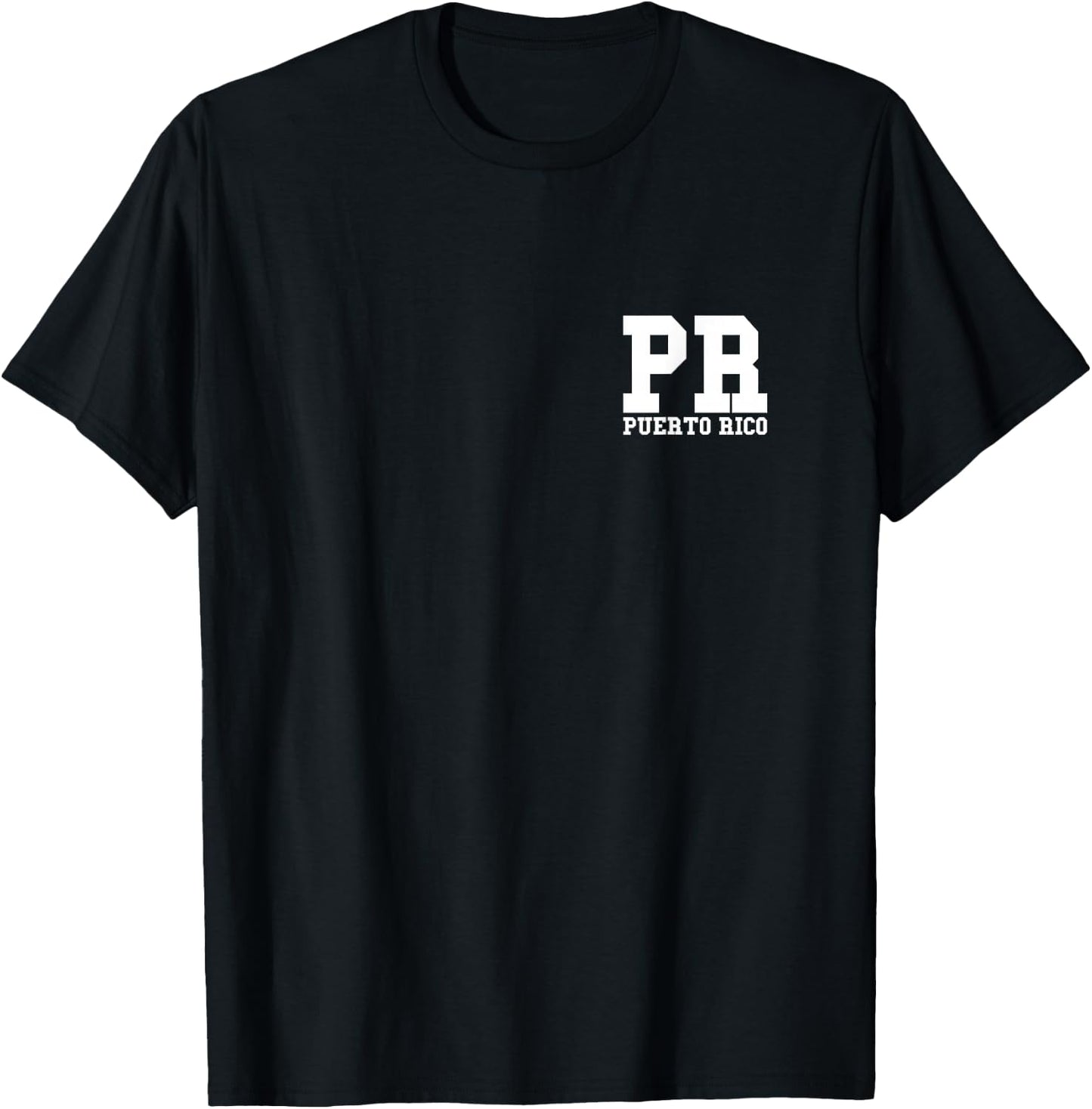 Puerto Rico - PR - Minimalistic Pocket Design - Classic T-Shirt - T-Shirt | Black