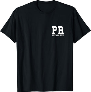 Puerto Rico - PR - Minimalistic Pocket Design - Classic T-Shirt - T-Shirt | Black
