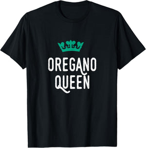 Oregano Queen, Oregano Lover, Cute T-Shirt - T-Shirt | Black