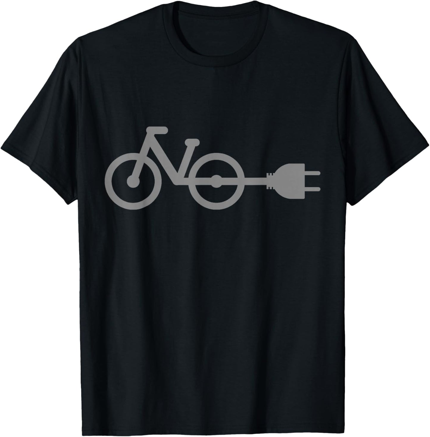 E-Bike Electric Bicycle T-Shirt - T-Shirt | Black