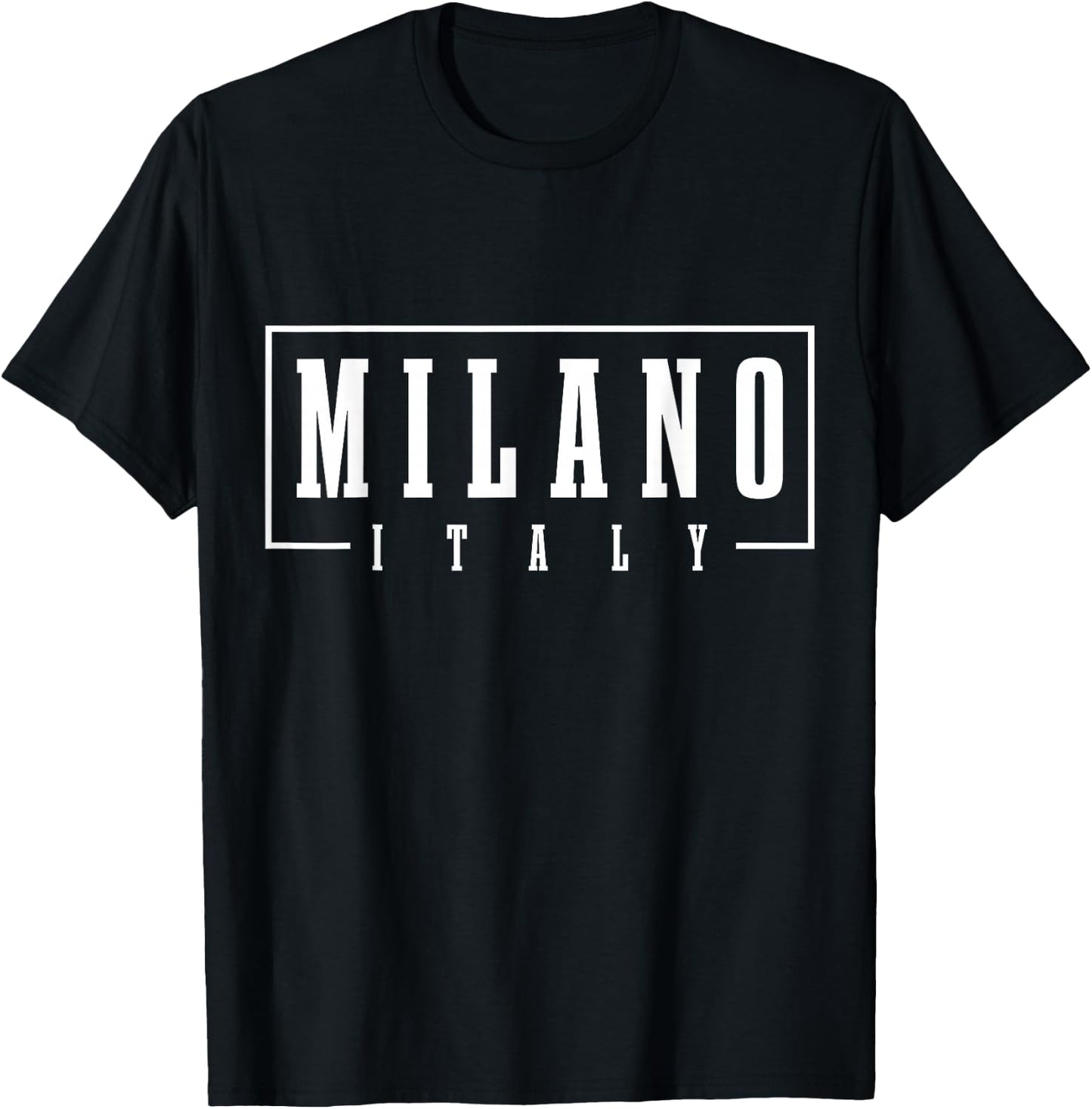 Milano Italia Italy Souvenir T-Shirt - T-Shirt | Black