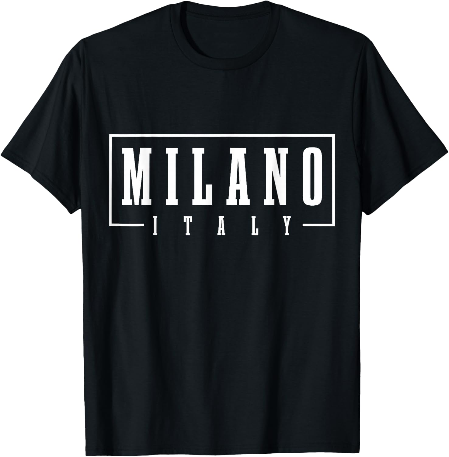 Milano Italia Italy Souvenir T-Shirt - T-Shirt | Black