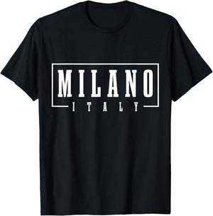 Milano Italia Italy Souvenir T-Shirt - T-Shirt | Black