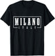 Milano Italia Italy Souvenir T-Shirt - T-Shirt | Black