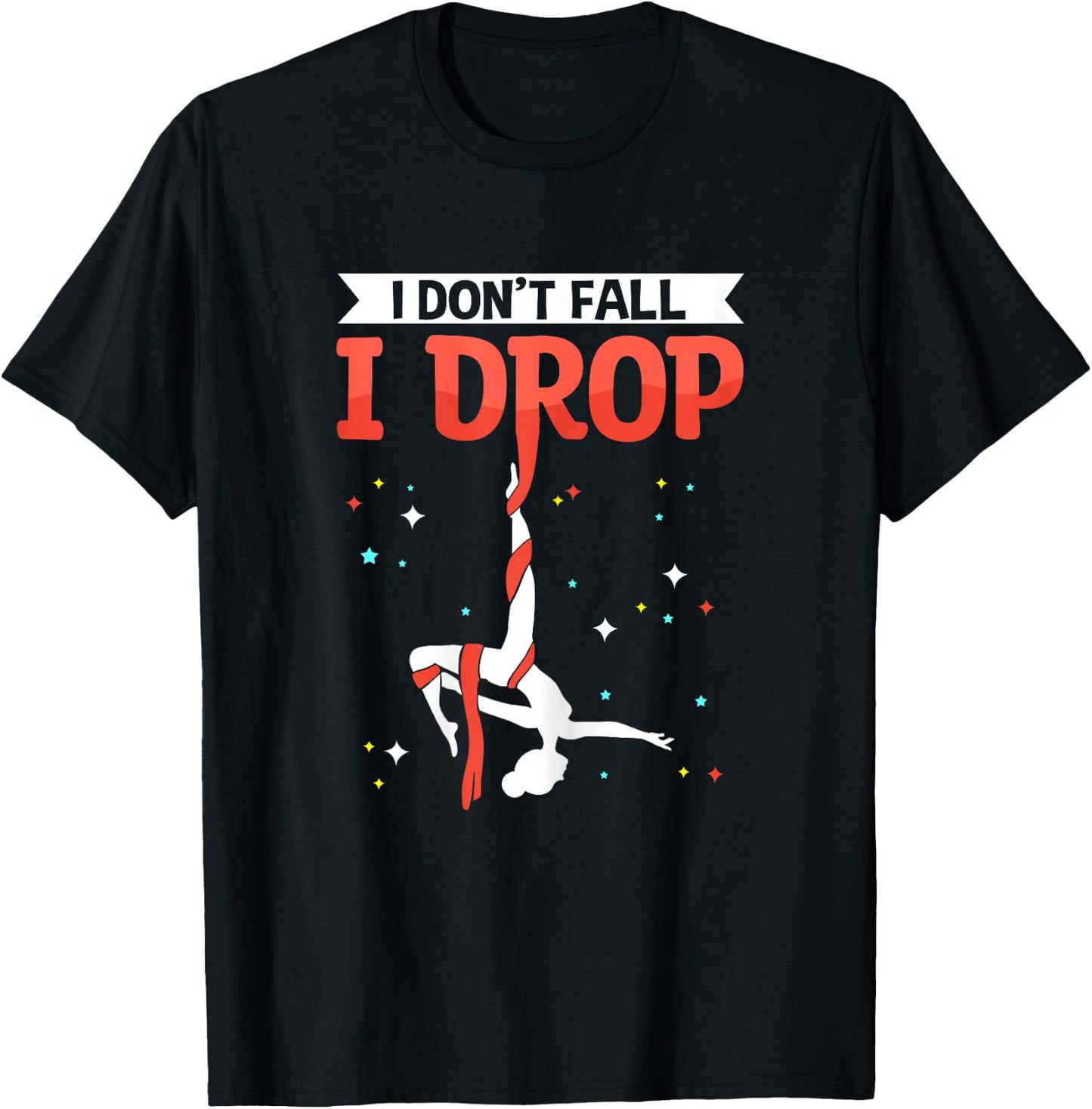 Aerialist Aerial Yoga & Aerial Silks T-Shirt - T-Shirt | Black