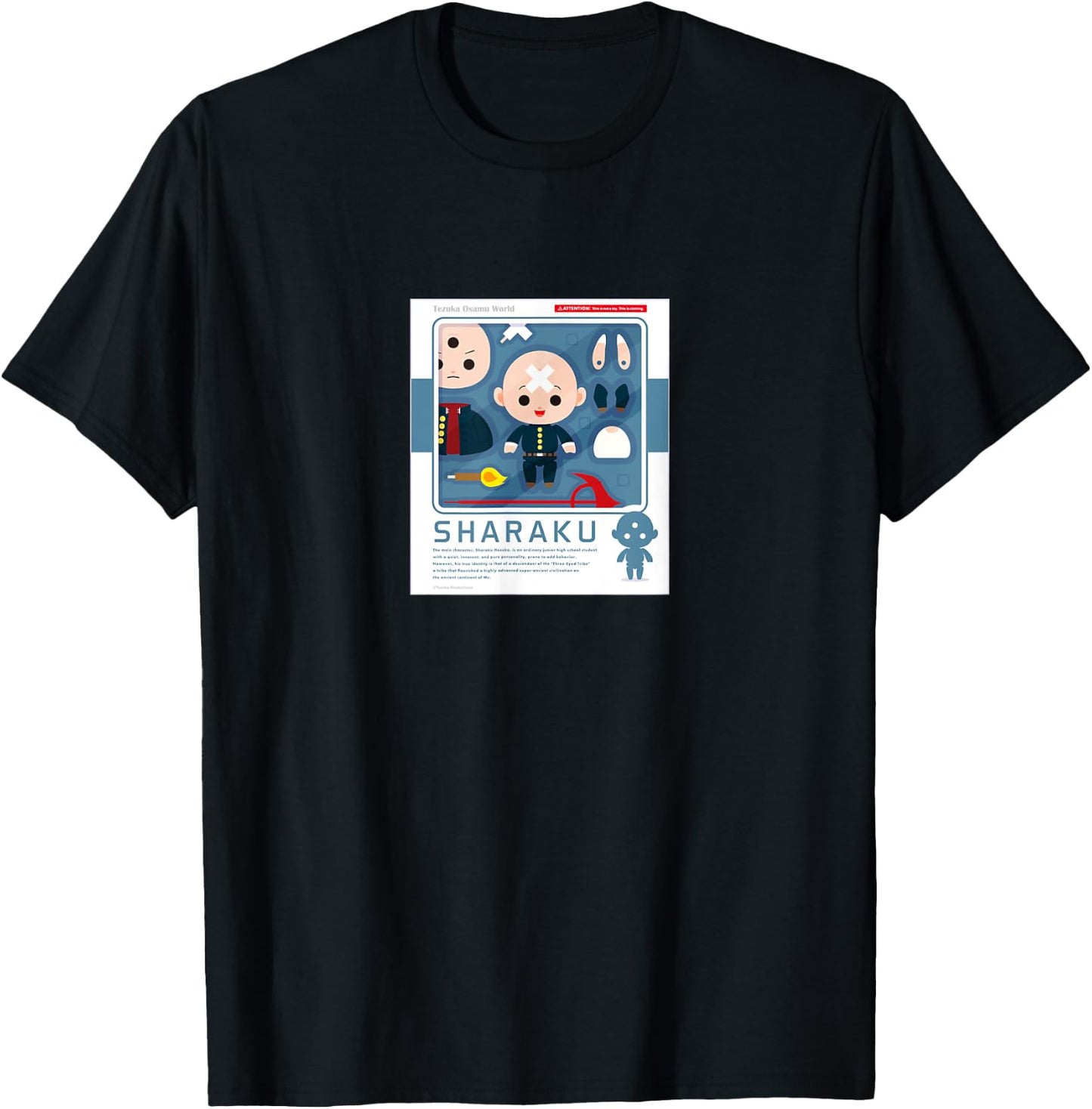 The Three-eyed One Figure package (Sharaku) T-Shirt - T-Shirt | Black