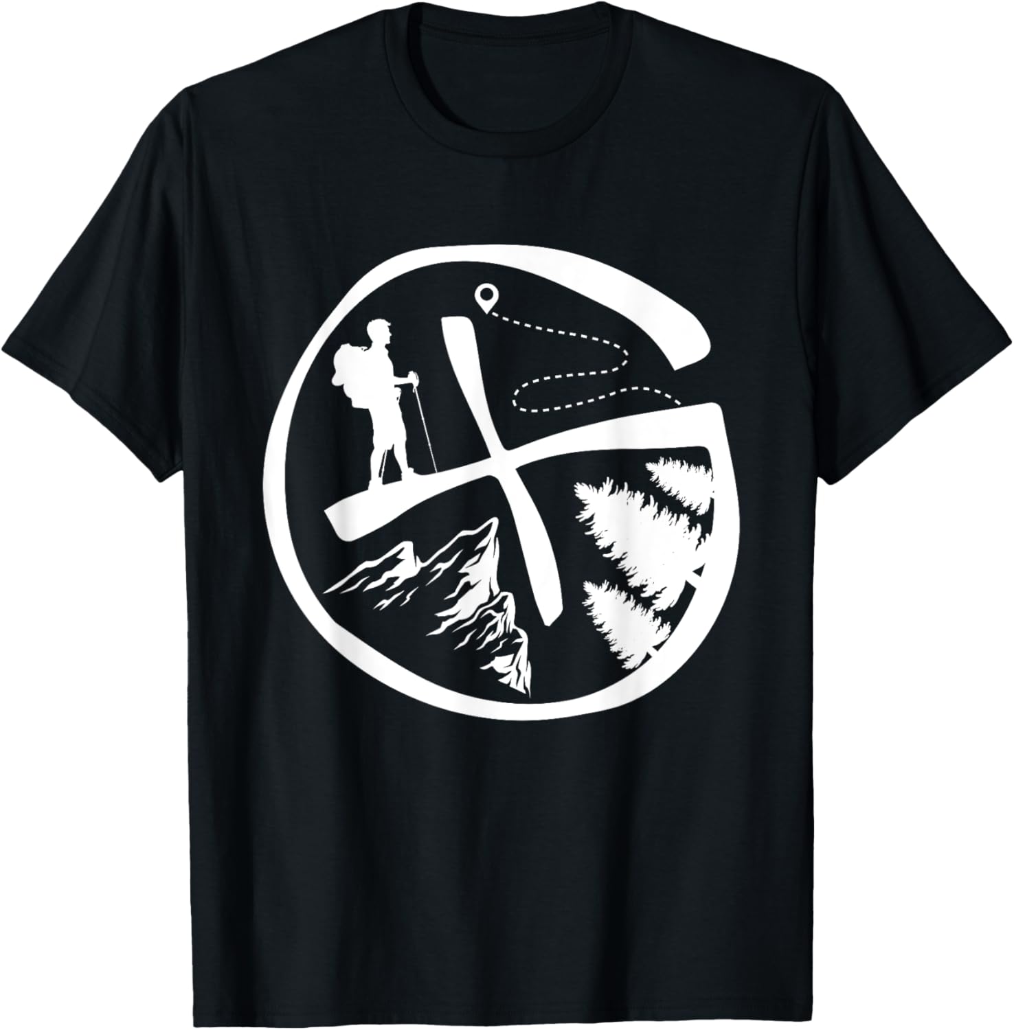 Geocaching GPS Treasure Hunt Geocach Geocacher T-Shirt - T-Shirt | Black