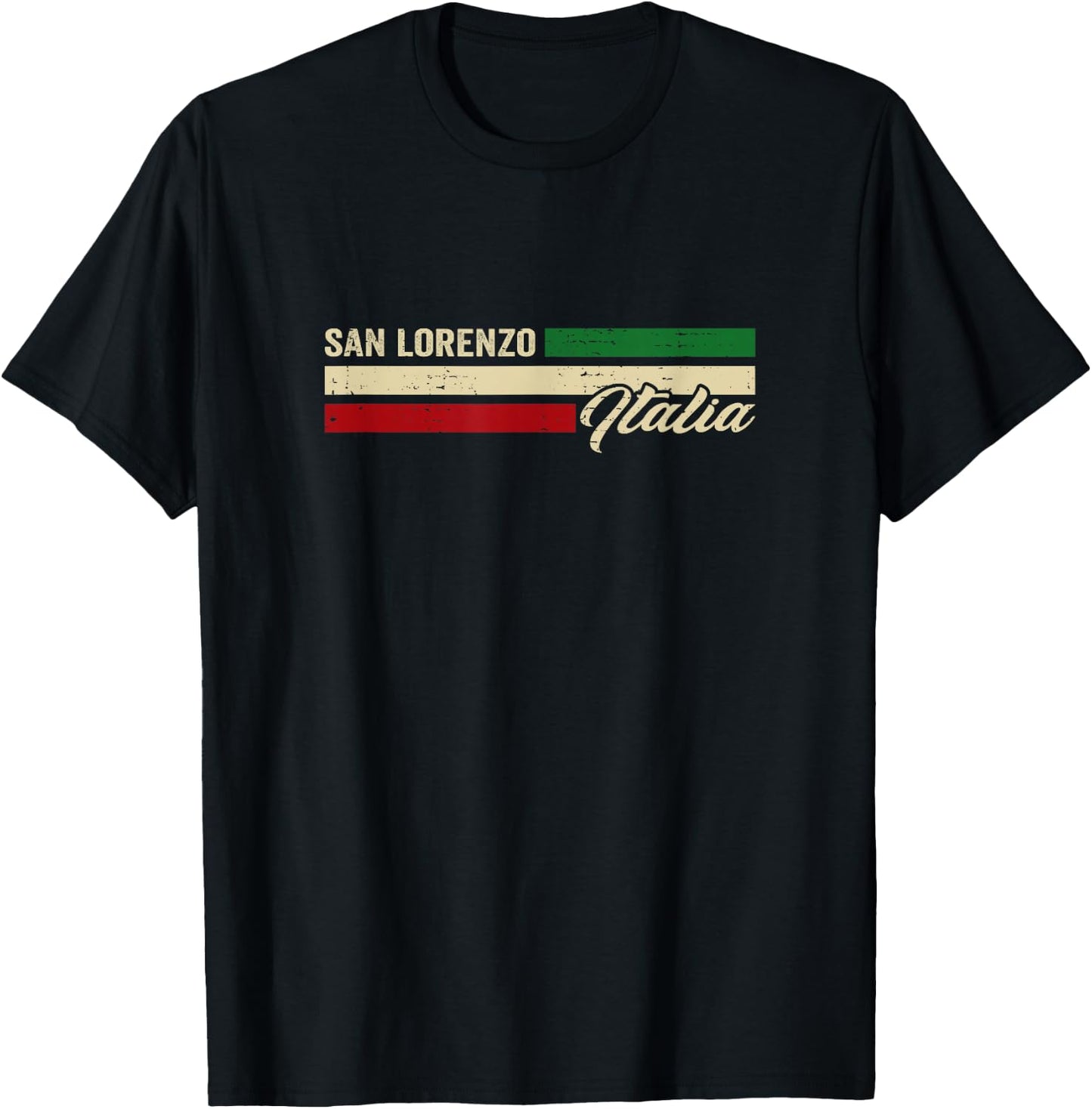 San Lorenzo Italy T-Shirt - T-Shirt | Black