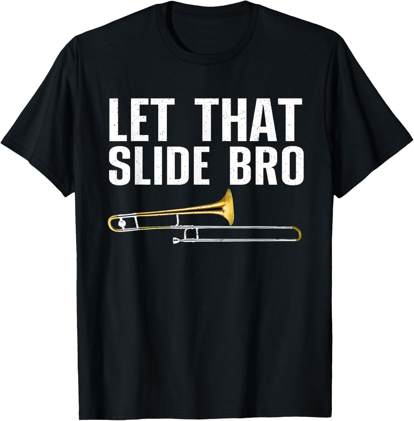 Funny Trombone Art Women Trombone Lover Trombonists T-Shirt - T-Shirt | Black