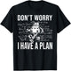 Kids I Have A Plan School Robotics Build Robot T-Shirt - T-Shirt | Black