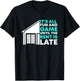 Rent Is Late Landlord Property Manager T-Shirt - T-Shirt | Black