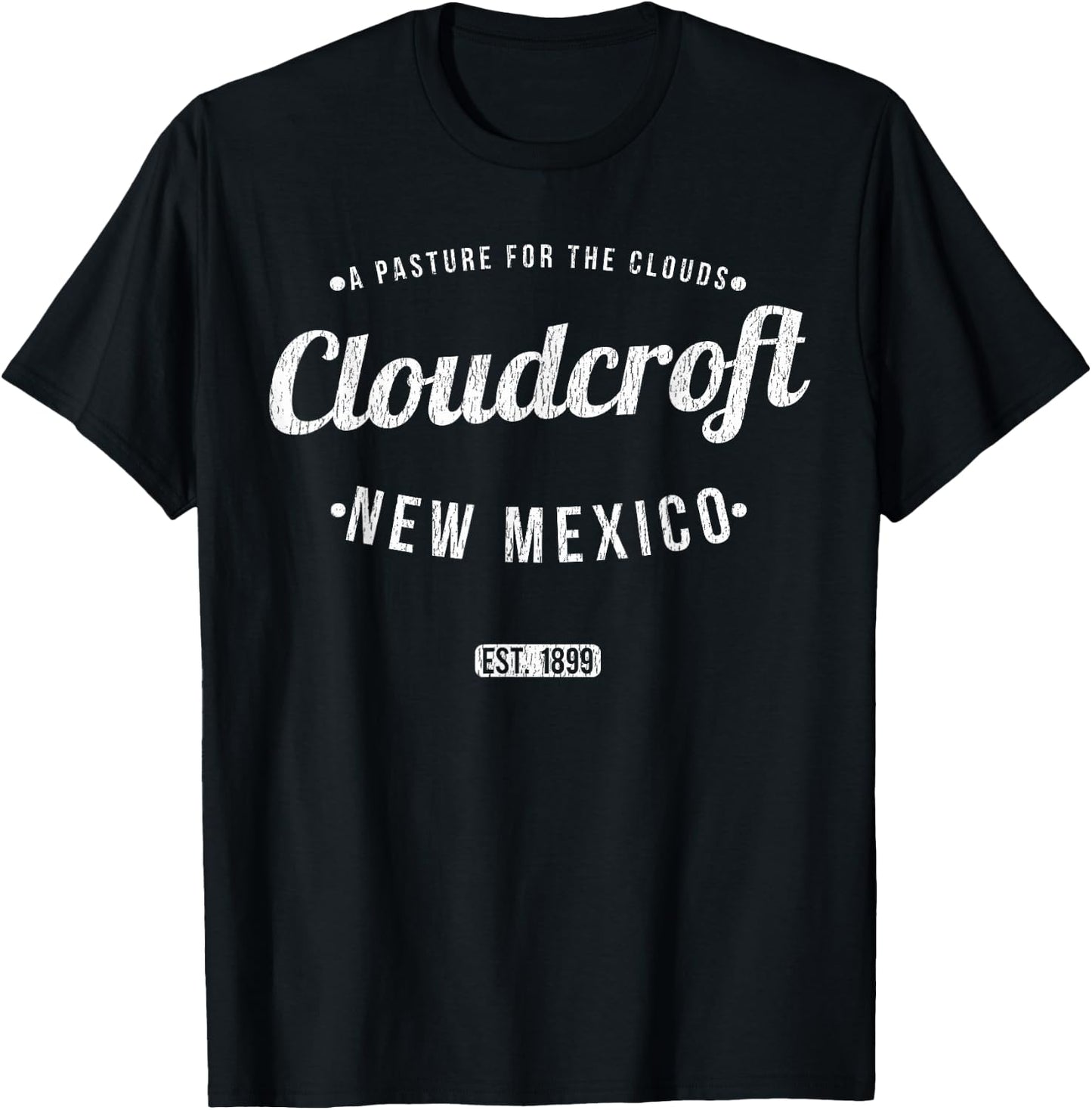 Cloudcroft New Mexico Vintage Travel Souvenir Cloudcroft T-Shirt - T-Shirt | Black