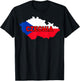 Proud Family and Patriotic Flag of Country Czechia Women Kids Men T-Shirt - T-Shirt | Black