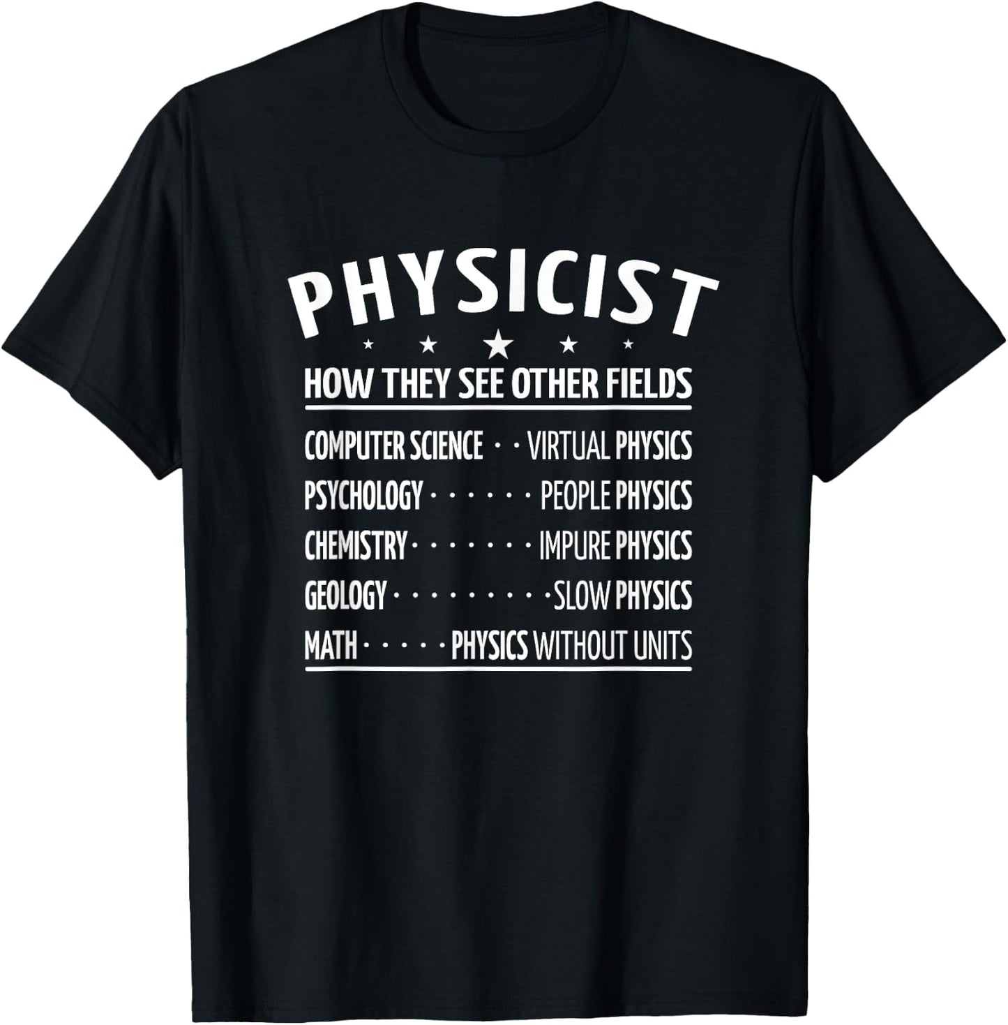 physicists physicist Physics physics teacher T-Shirt - T-Shirt | Black