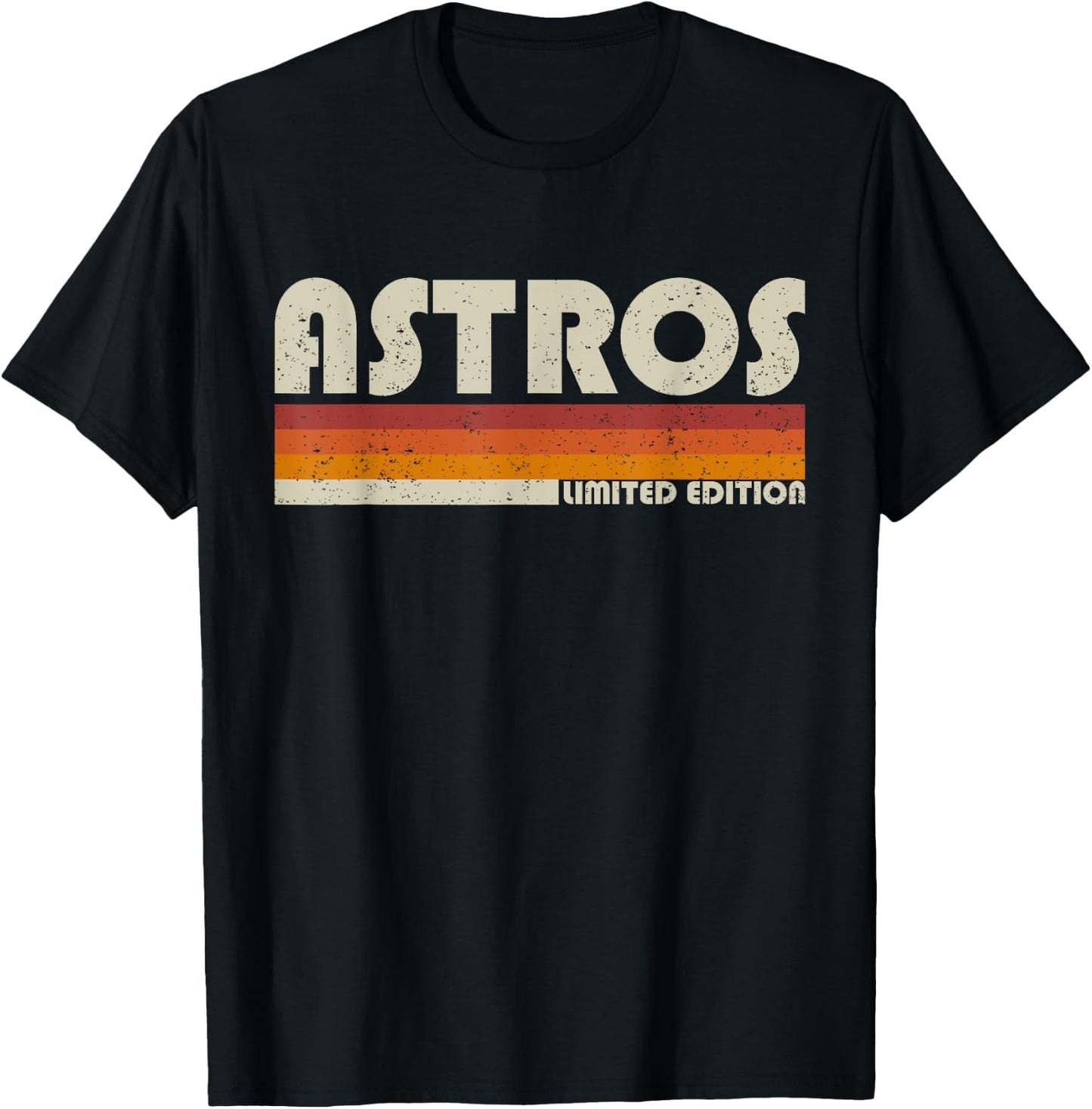 Astros Name Personalized Vintage Retro Gift Women T-Shirt - T-Shirt | Black