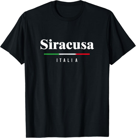 Syracuse Italy T-Shirt - T-Shirt | Black
