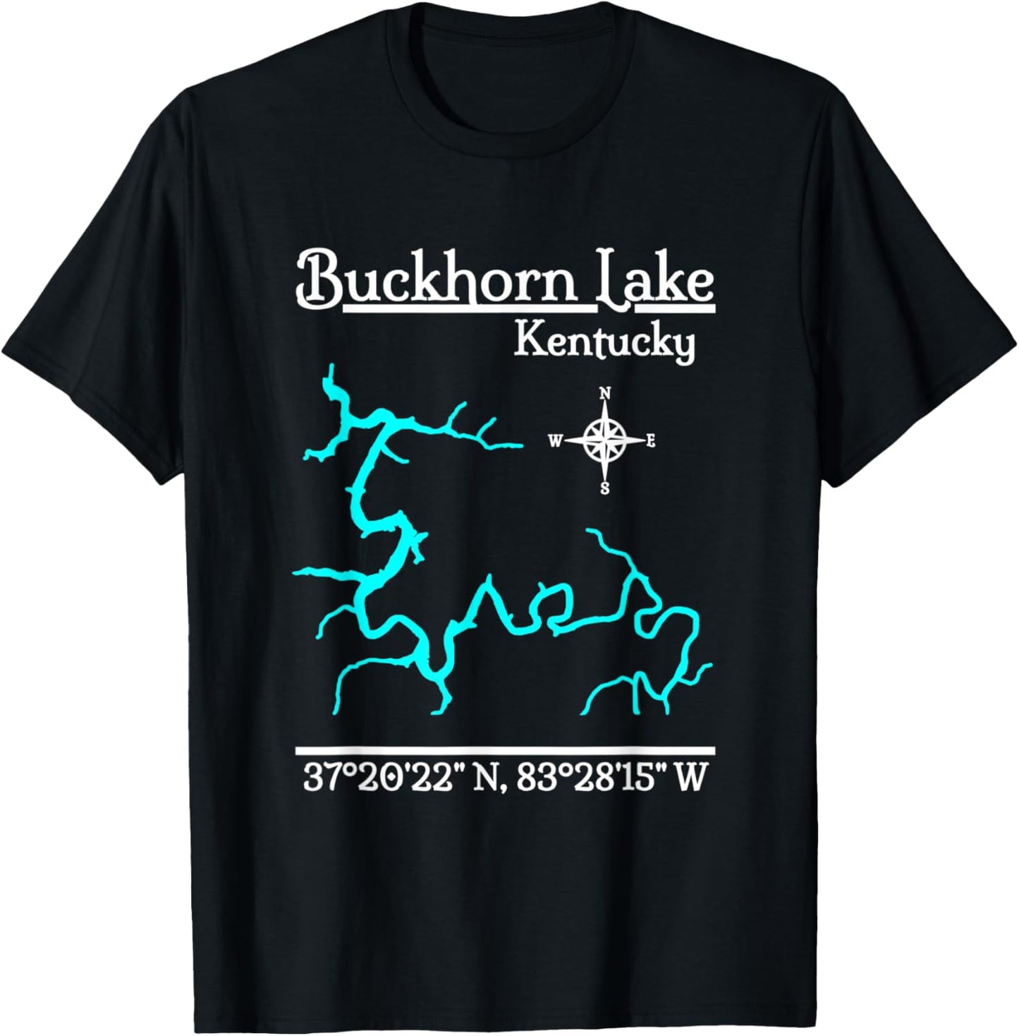 Buckhorn Lake - Kentucky T-Shirt - T-Shirt | Black