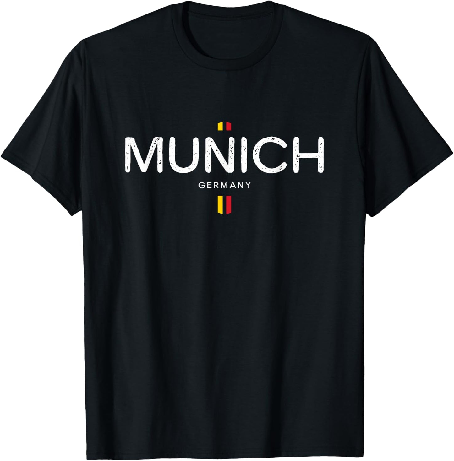 Munich Germany Retro Vintage T-Shirt - T-Shirt | Black