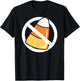 I Hate Don't Like Candy Corn Funny Halloween T-Shirt - T-Shirt | Black