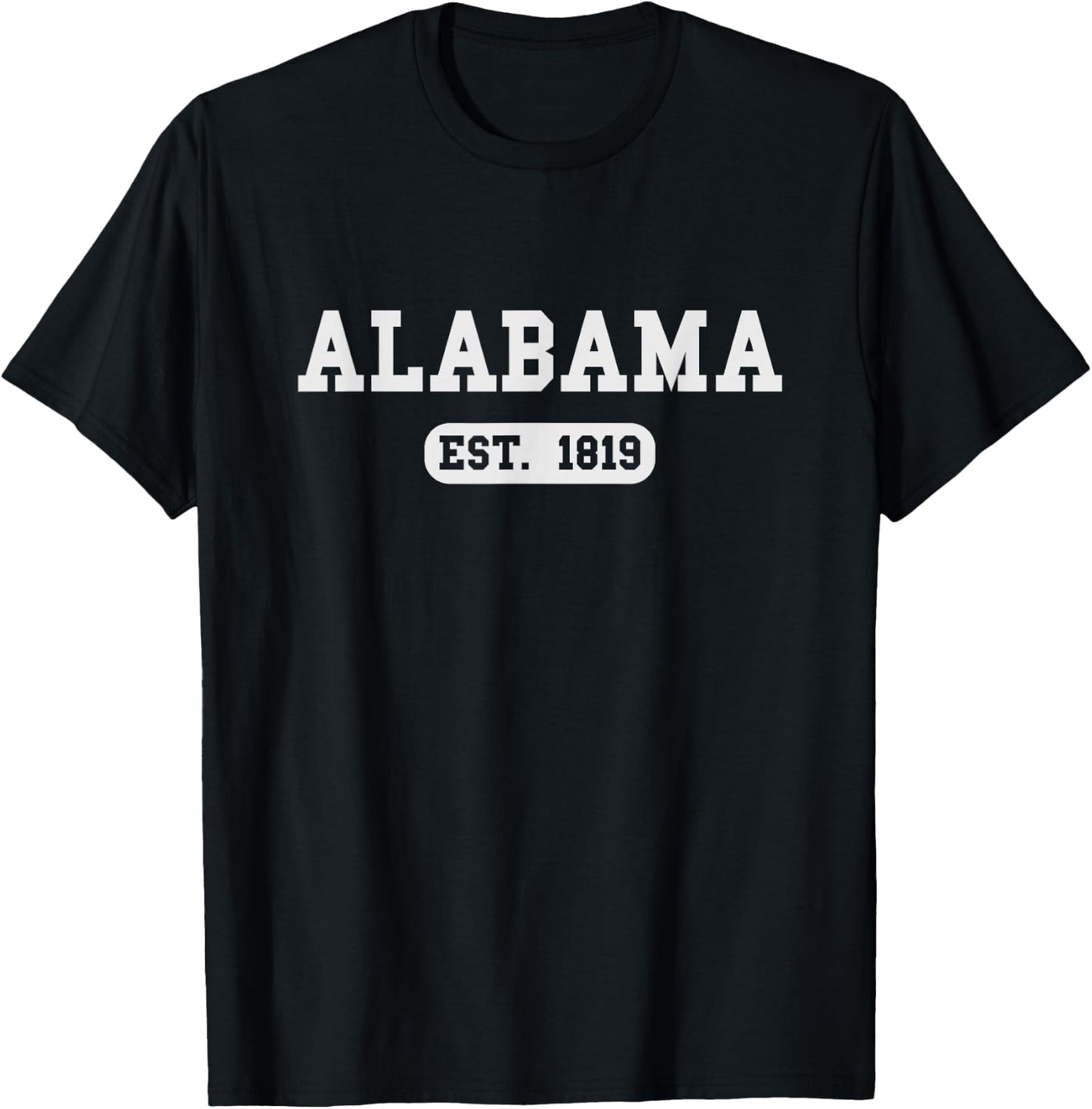ALABAMA - Throwback Design - Classic T-Shirt - T-Shirt | Black