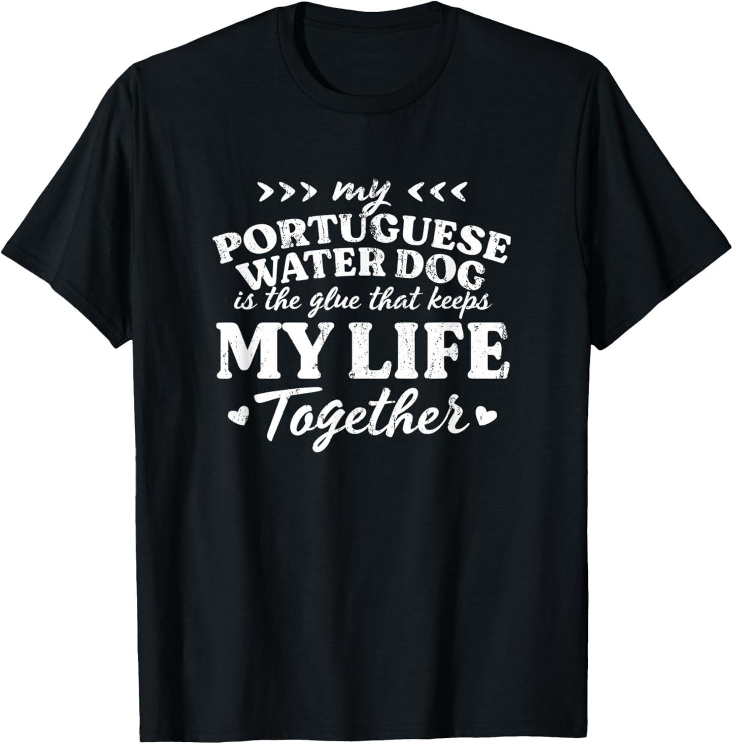Portuguese Water Dog Keeps My Life Together Dog Mom Portie Women T-Shirt - T-Shirt | Black