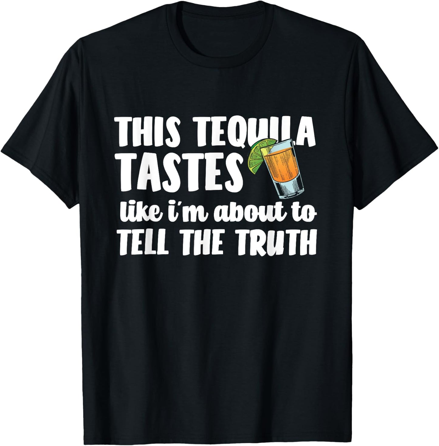 Mis Amigos Funny Salt Lime & Tacos Tequila T-Shirt - T-Shirt | Black