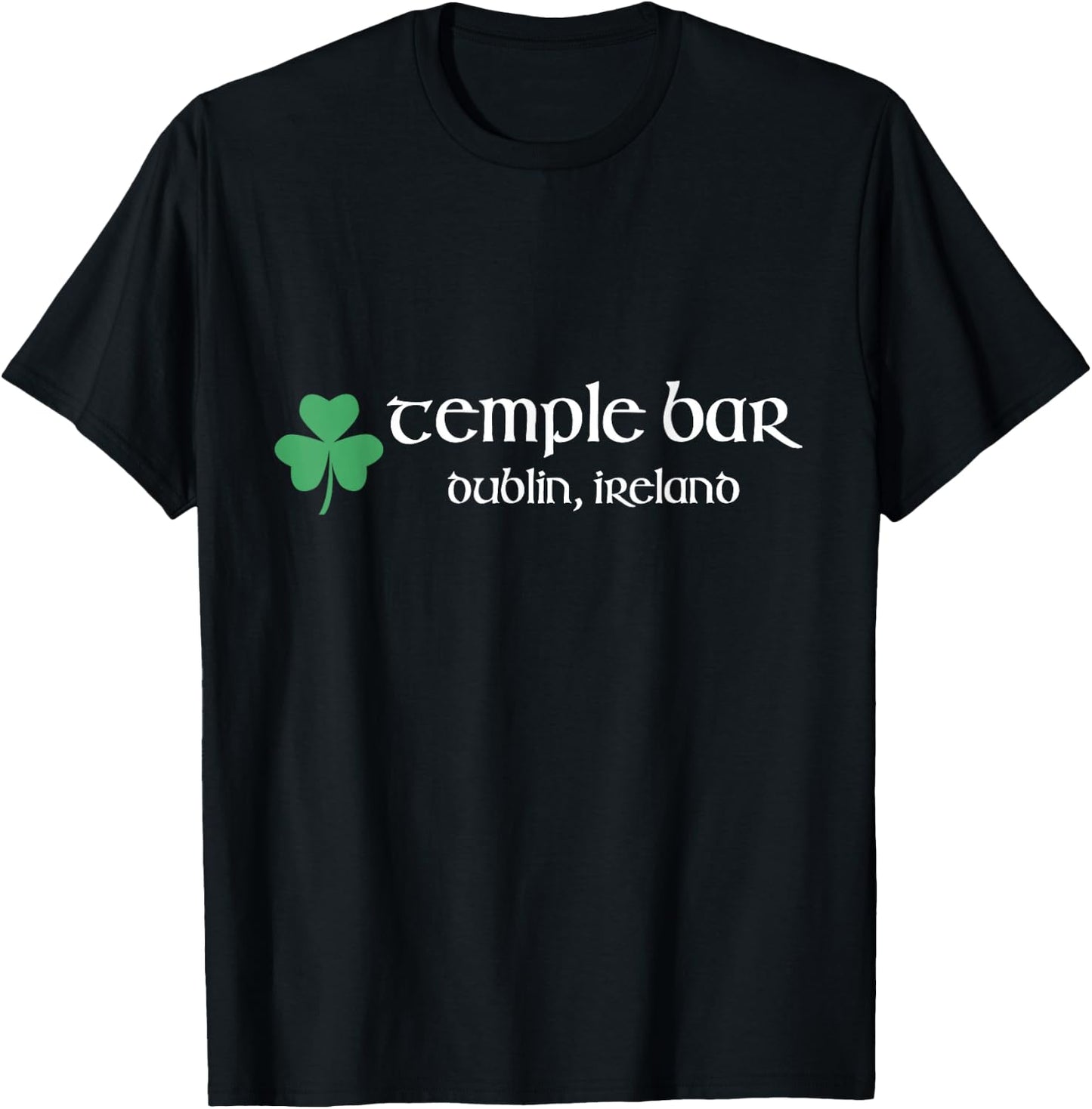 Temple Bar Dublin Ireland 2022 T-Shirt - T-Shirt | Black