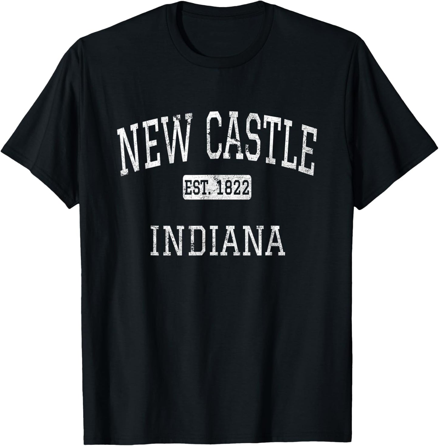 New Castle Indiana IN Vintage T-Shirt - T-Shirt | Black