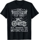 Some Grandpas Play Bingo Real Grandpas Ride Motorcycles T-Shirt - T-Shirt | Black