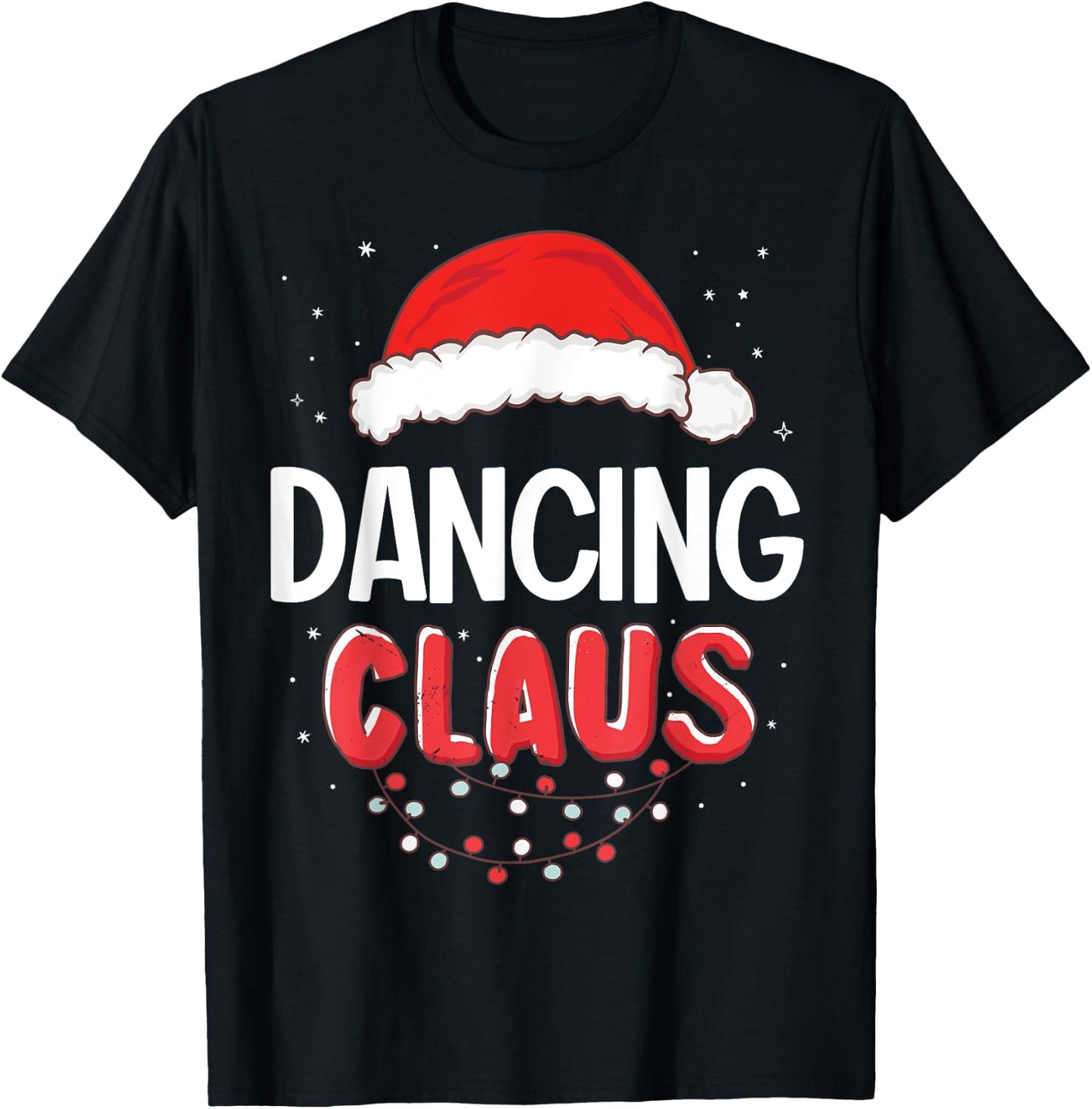 Dancing Santa Claus Christmas Matching Costume T-Shirt - T-Shirt | Black