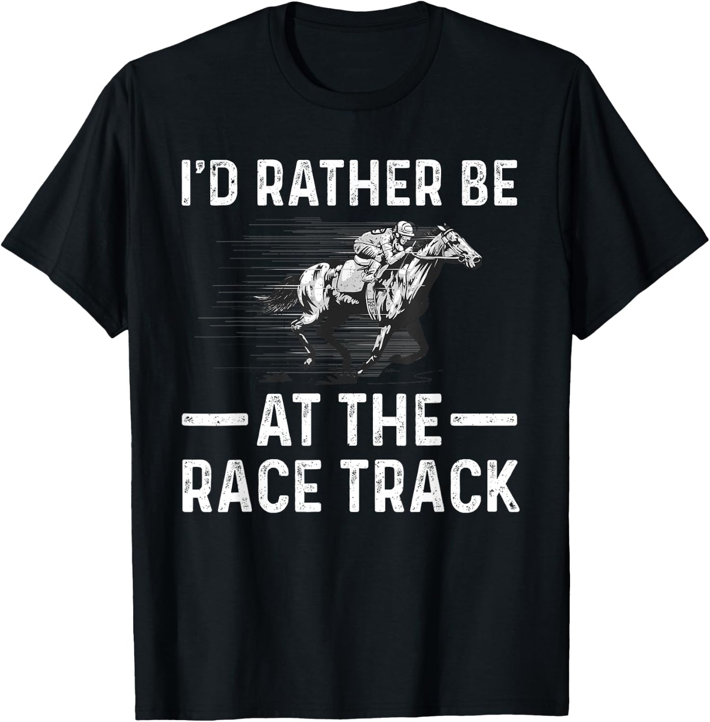 Cool Horse Racing Women Race Jockey Derby Equestrian T-Shirt - T-Shirt | Black