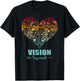 Vision Squad Heart Funny Optometry Team T-Shirt - T-Shirt | Black