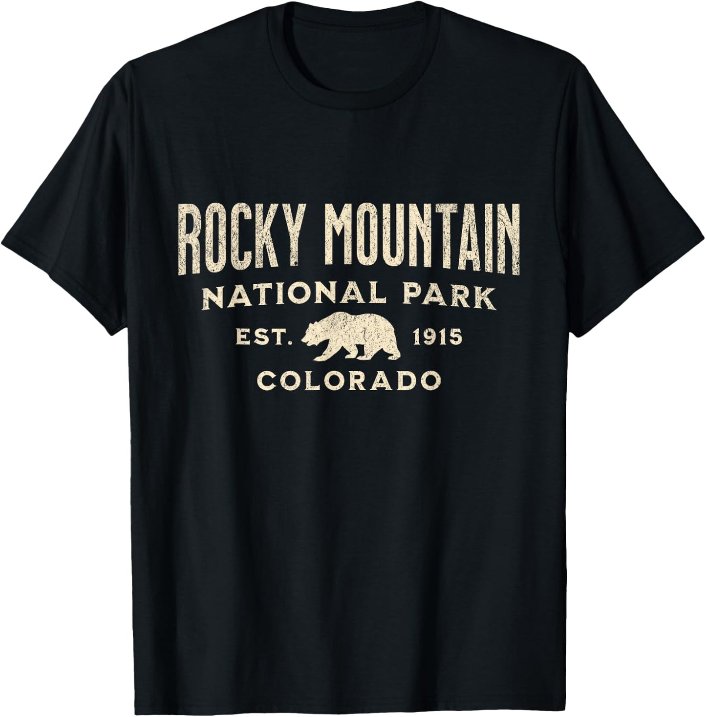 Rocky Mountain National Park T-Shirt - T-Shirt | Black