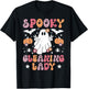 Spooky Cleaning Lady Halloween Housekeeping Cleaner T-Shirt - T-Shirt | Black
