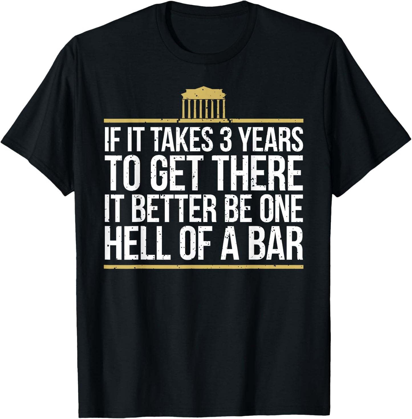 Law School Graduate - Exam Law Student T-Shirt - T-Shirt | Black