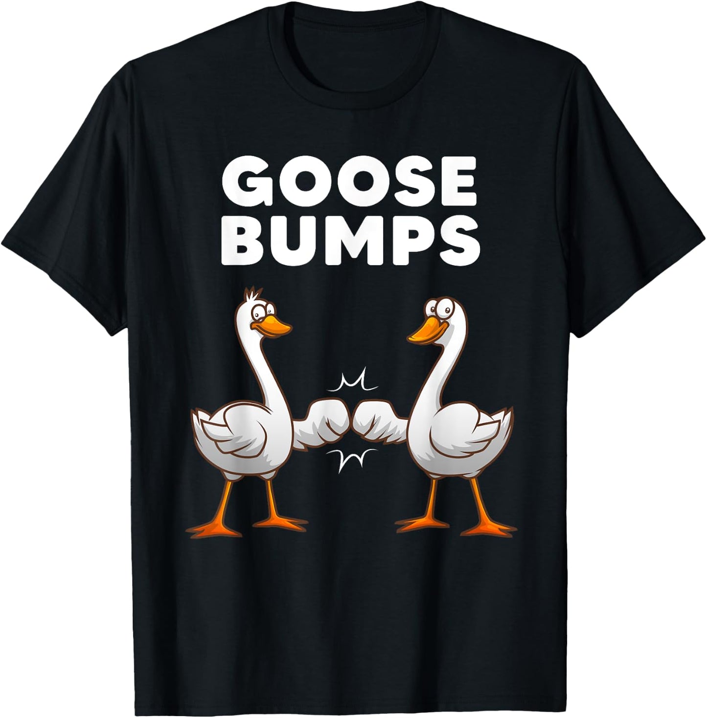 Best Goose Women Goose Bumps Waterfowl Animal Pun T-Shirt - T-Shirt | Black