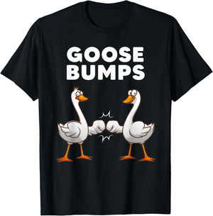 Best Goose Women Goose Bumps Waterfowl Animal Pun T-Shirt - T-Shirt | Black