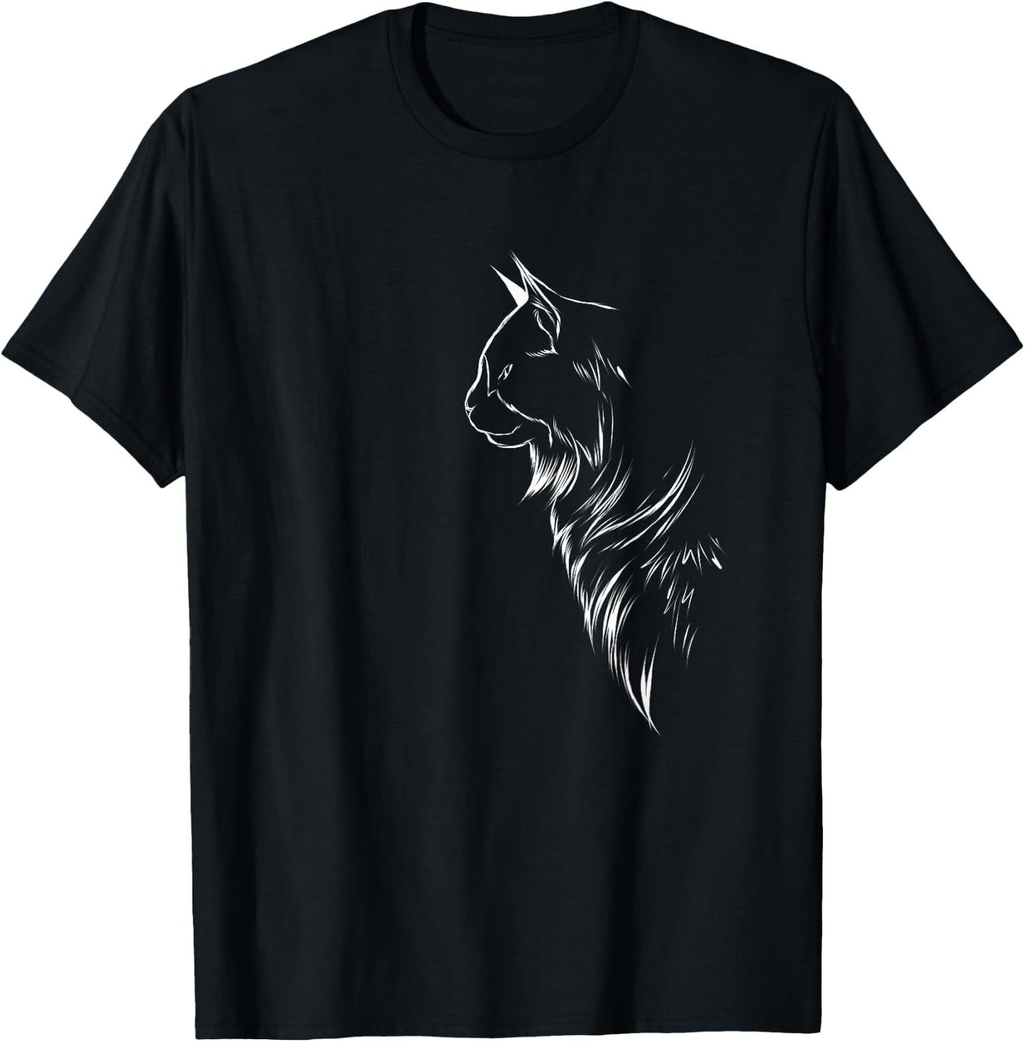 Maine Coon Cat Lover Coonie Cat Gift T-Shirt - T-Shirt | Black