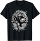 Lion American Football Team Animal Mascot T-Shirt - T-Shirt | Black
